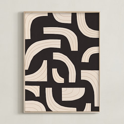 This is a licorice black art by Alisa Galitsyna called rhythm