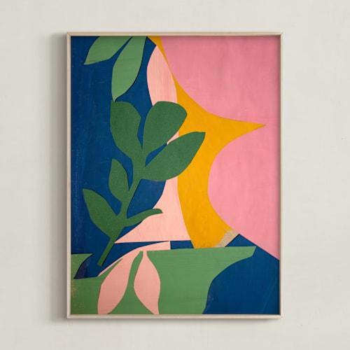 This is a precious pink art by cyrille gulassa called spring rising