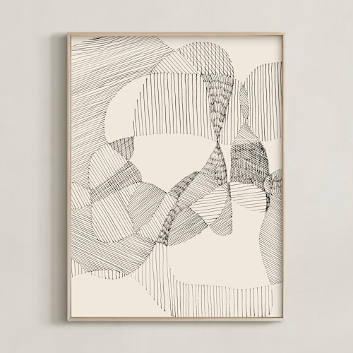 This is a ivory black art by Catilustre called random land i