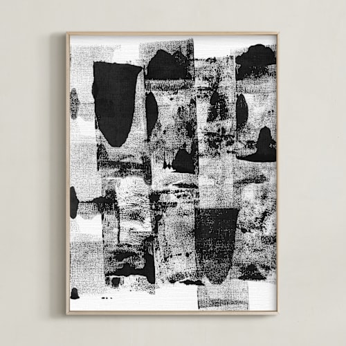 This is a black mountain art by Lauren Packard called black mountains