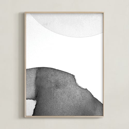 This is a galactic grey art by Eloise Bound called moon tides ii