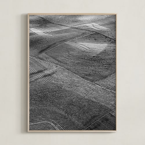 This is a soft black art by Van Tsao called steps of lights #1