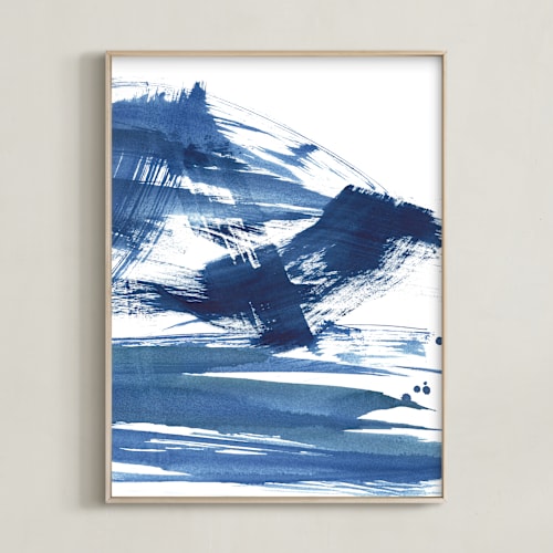 This is a cool blue art by Jenny Partrite called so true 2
