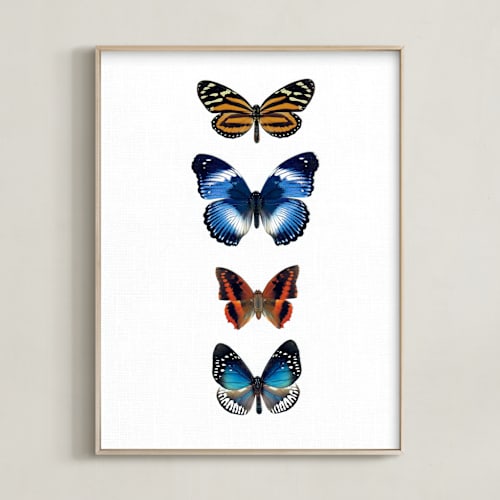 This is a sky blue art by Kisco Print Shop called fly away #3