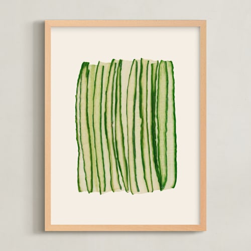 This is a cucumber art with standard by Kamala Nahas called fresca 1