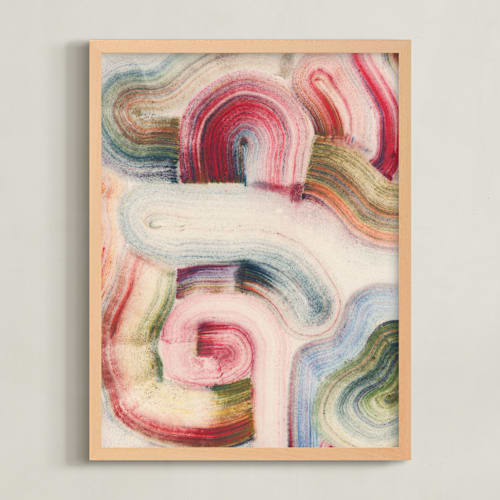 This is a rainbow art by Sumak Studio called clouds of color i