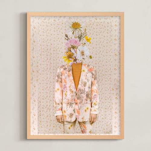 This is a golden meadow art by Theresa Bear called forever blooming