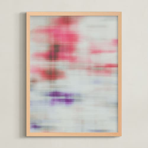 This is a spring plaid pink art by Karen Kardatzke called spring plaid