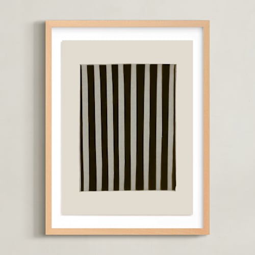 This is a zebra art with standard by Kamala Nahas called true stripes 1