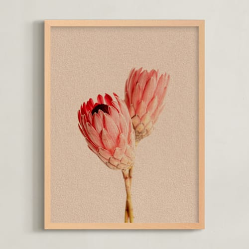 This is a clay art with standard by Paola Benenati called protea collection 2