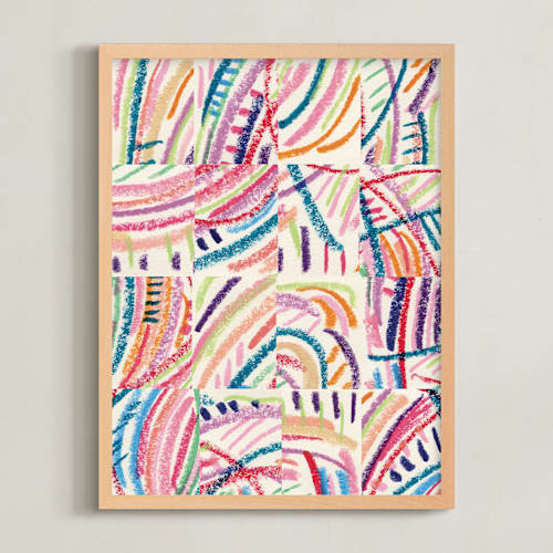 This is a warm tropics art by Ro Pacifico called color puzzle