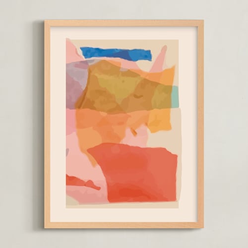 This is a dark orangesque art by Stefania Copertini called tissues ii