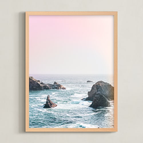 This is a totally teal art by Karly Rose Sahr called super sea