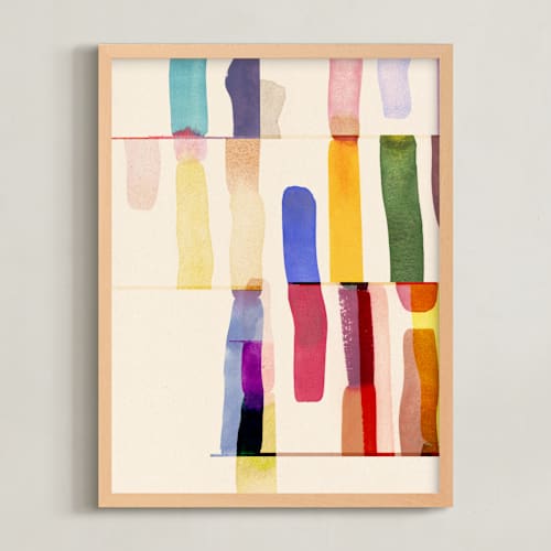 This is a vibrant art with standard by Sumak Studio called color cut 2