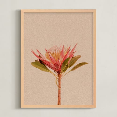 This is a clay art with standard by Paola Benenati called protea collection 3