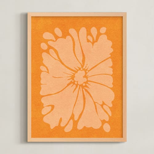 This is a vibrant gold art by ThirtyOne Illustrations called vibrance no. 1