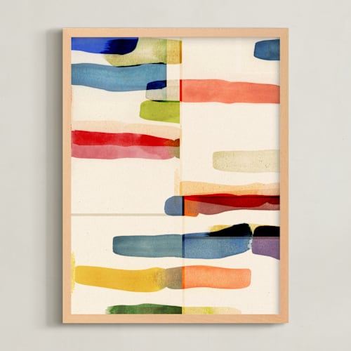 This is a vivid art by Sumak Studio called color cut 1