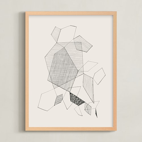 This is a ivory art with standard by Catilustre called volatile n.1