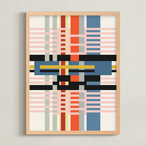 This is a blush art by Stefania Copertini called weaving