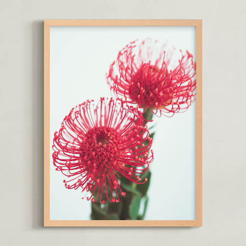 This is a passion art with standard by Kamala Nahas called protea 2