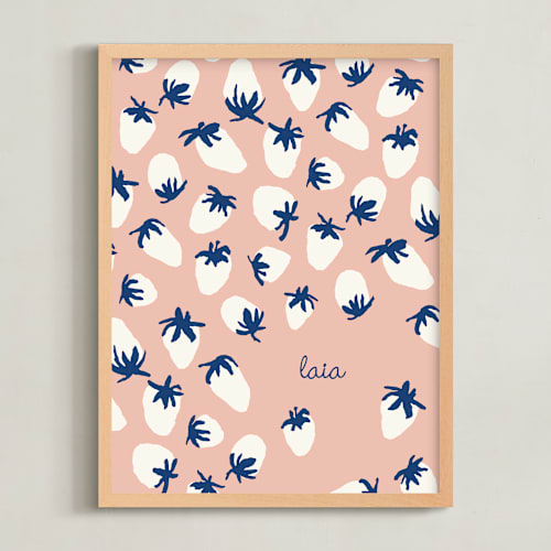 This is a blush personalized art for kids by Alex Roda called laia