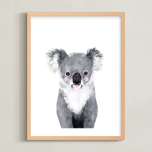 This is a pebble art by Cass Loh called baby koala