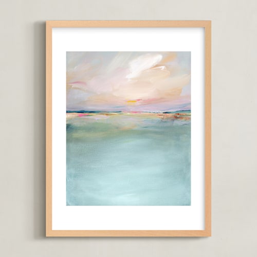 This is a pool art by Lindsay Megahed called summer retreat