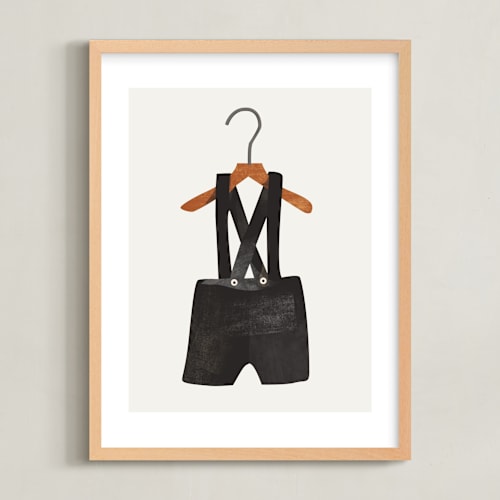 This is a outer space nursery wall art by Haley Warner called overalls