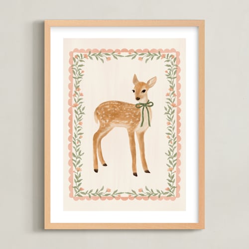 This is a pearl nursery wall art with standard by Elly called adore