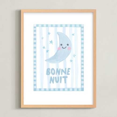 This is a ivory nursery wall art with standard by Creo Study called night and day 2