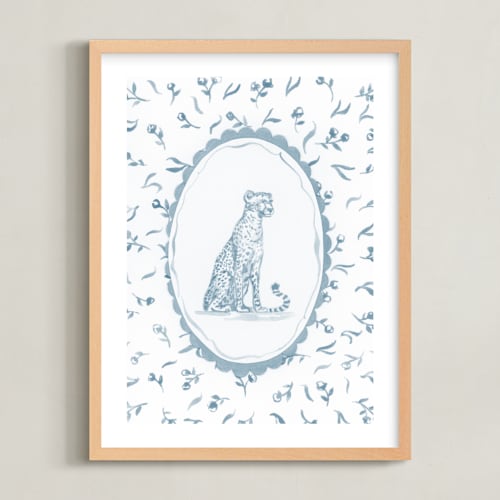 This is a morning sky nursery wall art with standard by Haley Knighten called safari heirloom 1