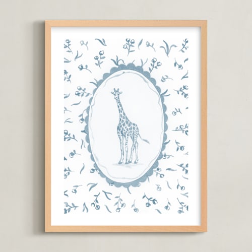 This is a morning sky nursery wall art with standard by Haley Knighten called safari heirloom 3
