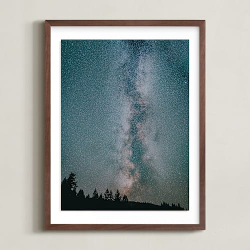 This is a night sky art by Rob Wilson called light in the darkness