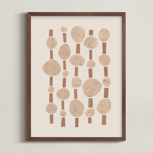 This is a sand brown art by Alisa Galitsyna called paper pattern