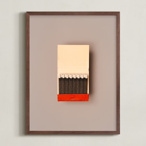 This is a color match red art by Andrew McClintock called unstruck red