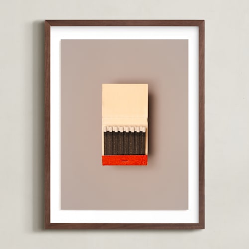 This is a color match red art by Andrew McClintock called unstruck red