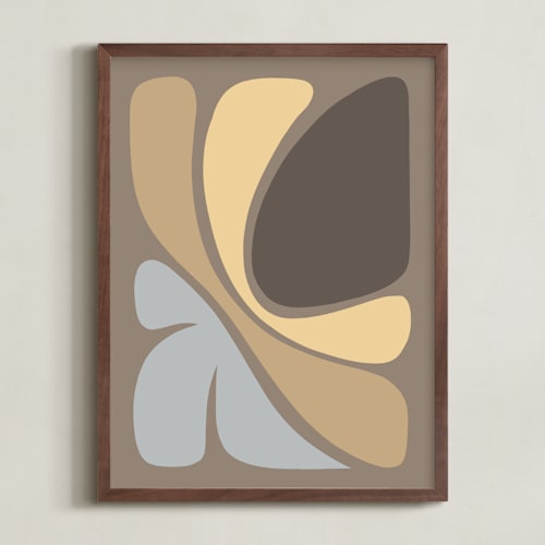 This is a sandy taupe art by Dominique Vari called affinity i