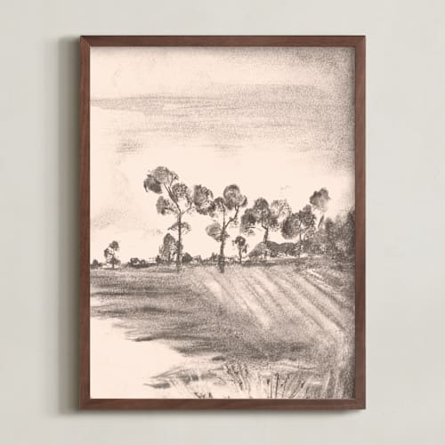 This is a rose art by Teju Reval called countryside ii