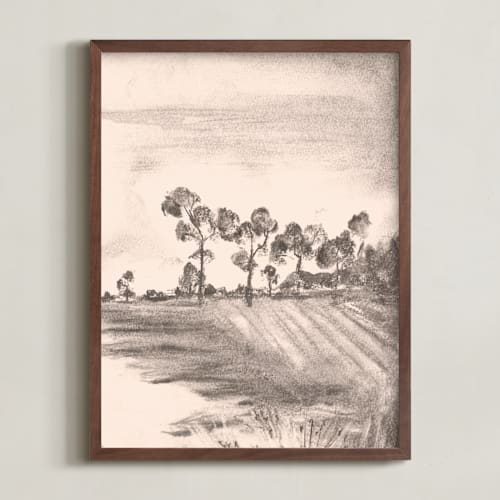 This is a rose art by Teju Reval called countryside ii