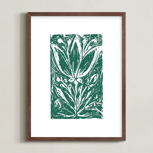 This is a emerald forest art by Meggy Masters called garden print