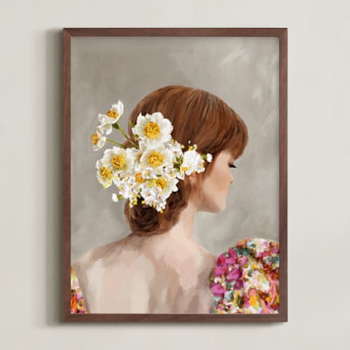 This is a ivory art with standard by Marabou Design called sanguine