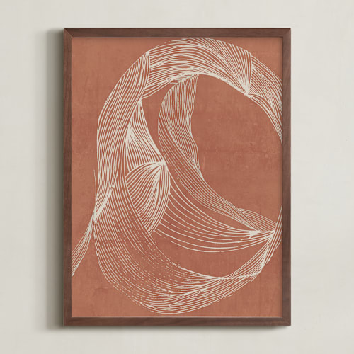 This is a terracota art by Lucrecia Caporale called dancing lines