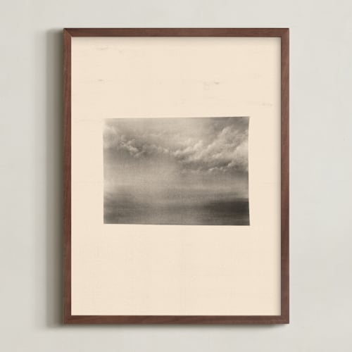 This is a vintage grey art by jinseikou called pilvi ii