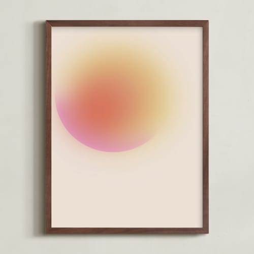This is a saffron art by Maja Cunningham called new dawn