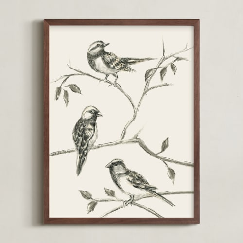 This is a sand art with standard by Teju Reval called birds i