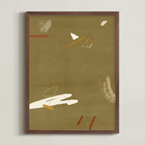 This is a earth brown art by Shiho Whitehead called room 3 i