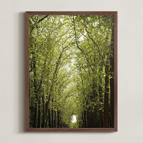 This is a green art by Eric Clegg called canopy of trees