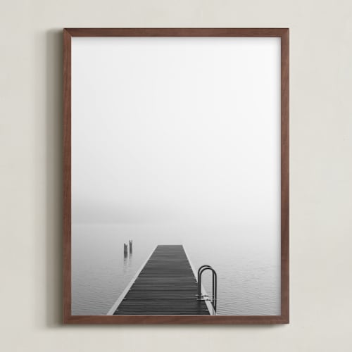 This is a light grey art by Jennifer Morrow called the edge