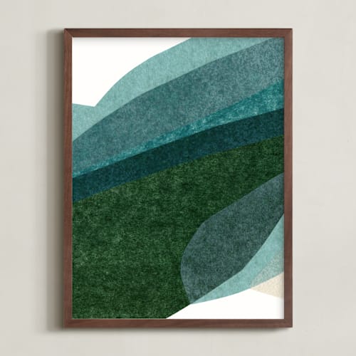 This is a sea foam art by Carrie Moradi called rippling fields i