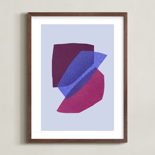 This is a plum kids wall art by Carrie Moradi called paper space i
